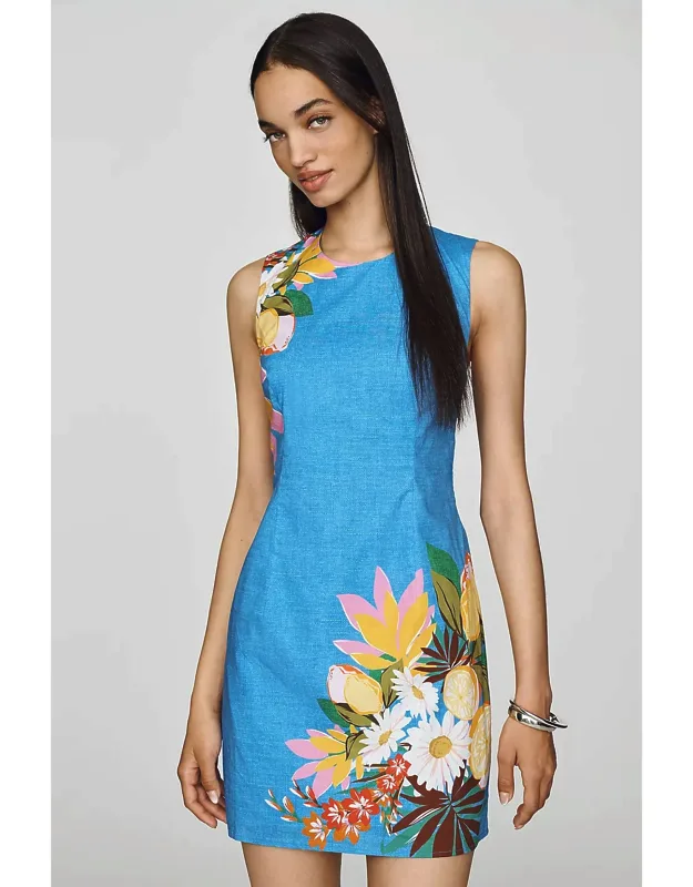 Sleeveless Sheath Mini Dress