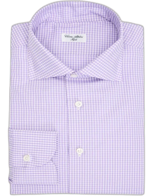 Micro-graph Check Dress Shirt