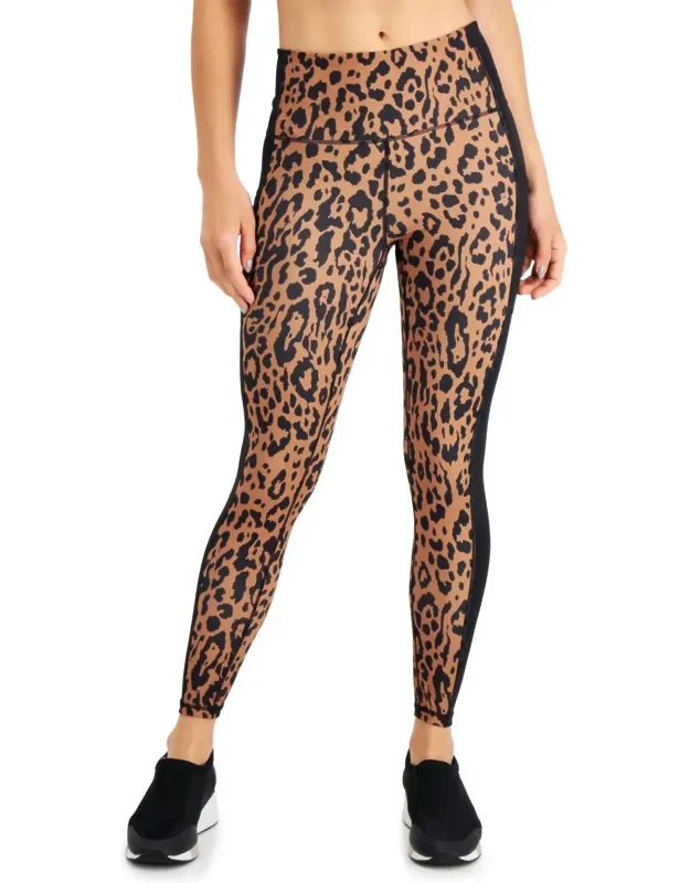 Activewear Printed Colorblock 7/8 Leggings