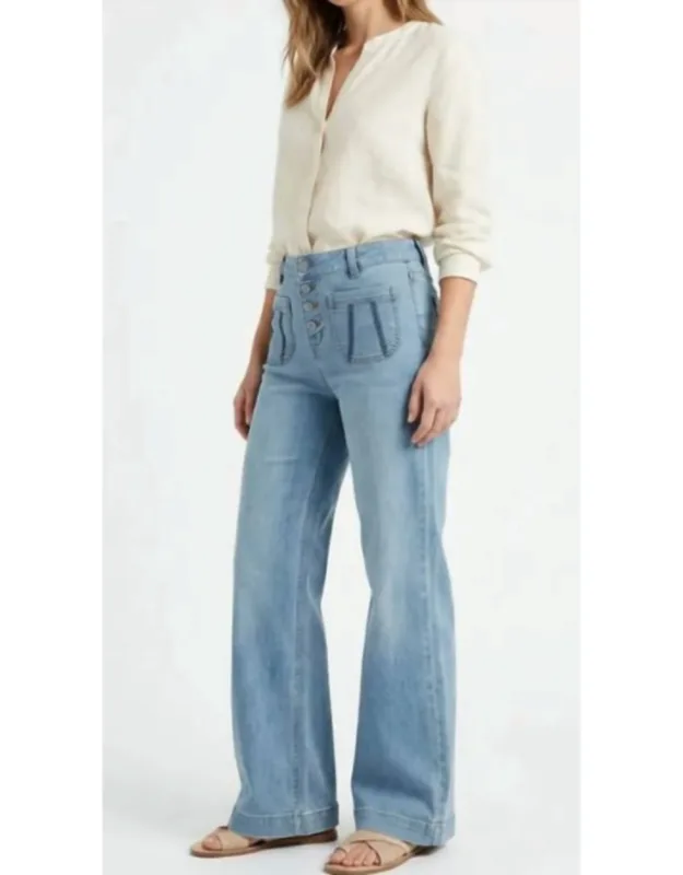 Destructed Bootcut Jeans