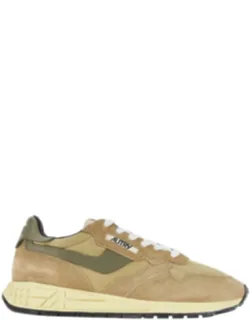 Suede And Nylon Reelwind Low Sneakers