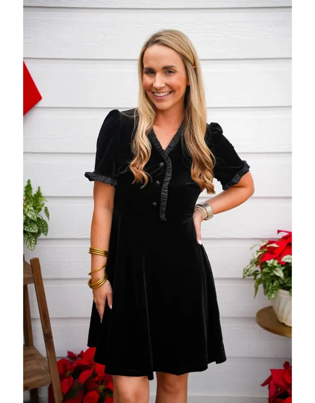 Ruffled Mini Dress