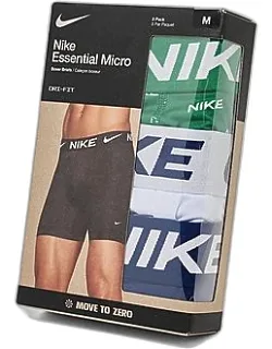 Dri-fit Essential Micro Boxer Briefs (3-pack) - Smooth And Comfy Stretch Microfiber Fabric, Wicks Away Sweat