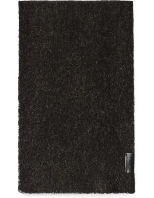 Fluffy Scarf In Alpaca Wool Blend