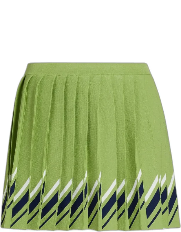 Pleated Mini Tennis Skirt
