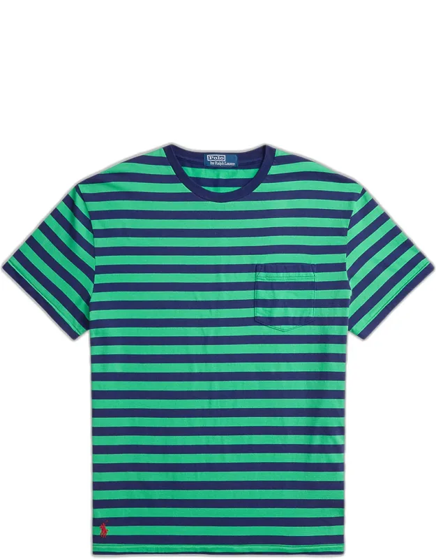 Striped Cotton Crewneck T-shirt