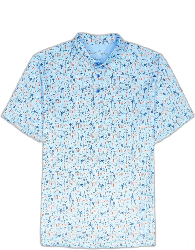 Coastal Vibes Performance Knit Polo
