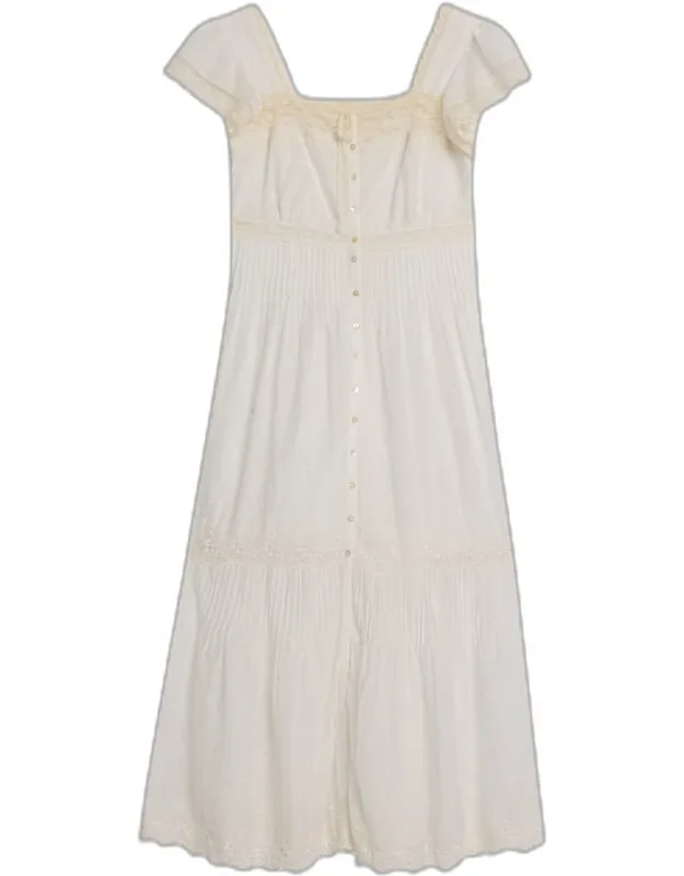 Eyelet Embroidered Maxi Dress