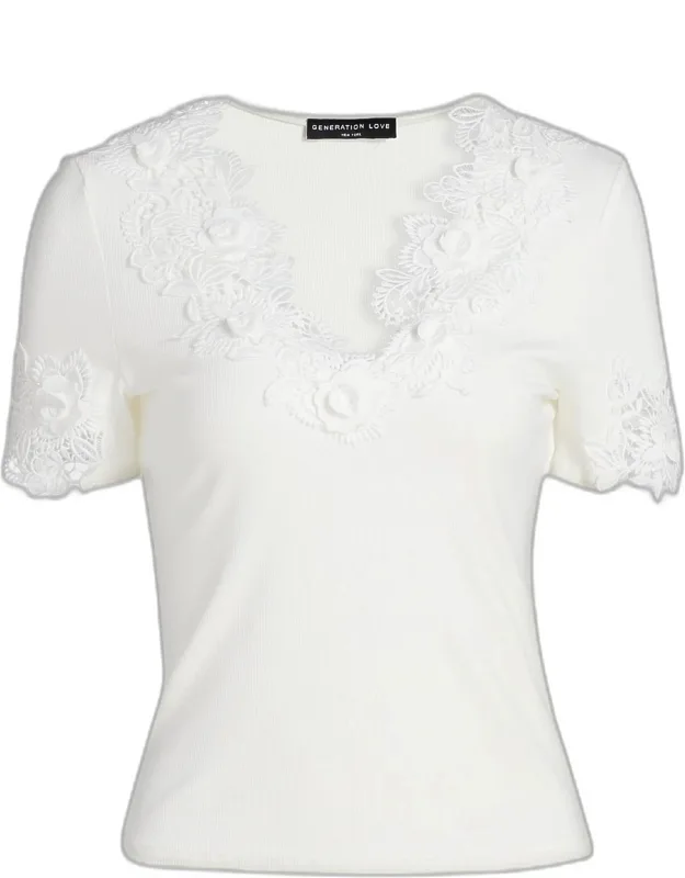 3d Lace Combo Top