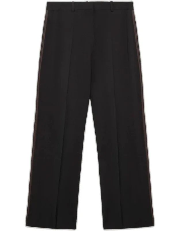 Side-stripe Straight-leg Pants