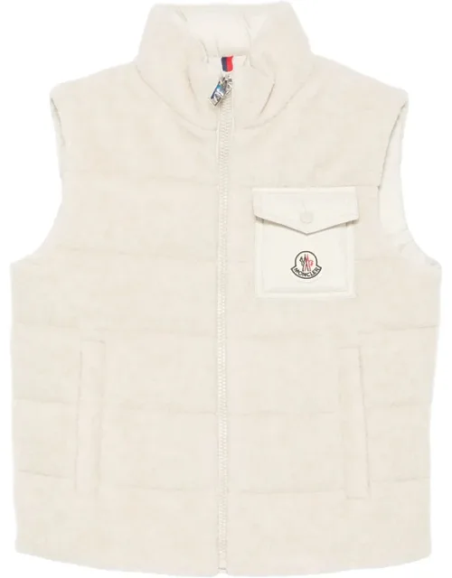 Fleece-textured Quilted Gilet