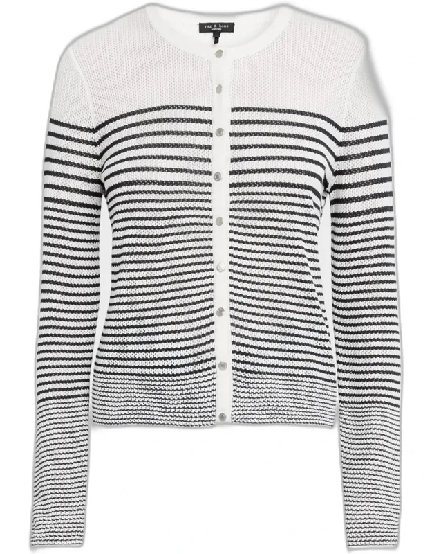 Striped Cardigan Sweater