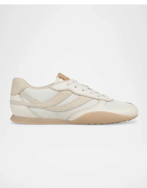 Echo Mesh And Mixed Leather Sneakers