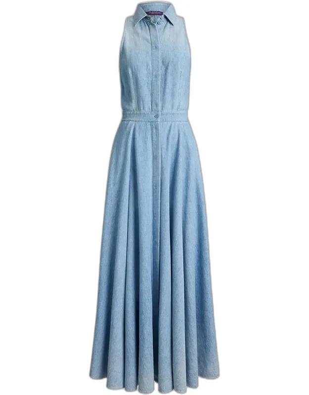Cotton Denim Day Dress