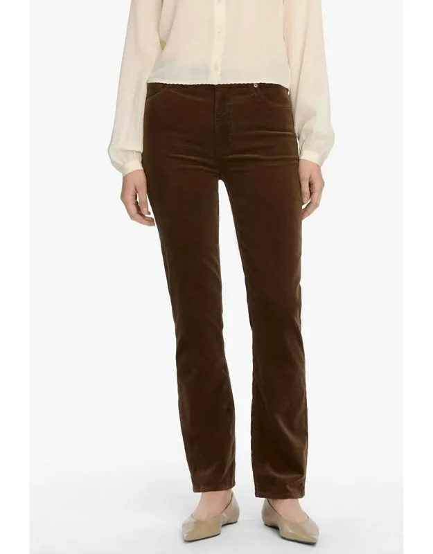 Le Sleek Straight Corduroy Pants