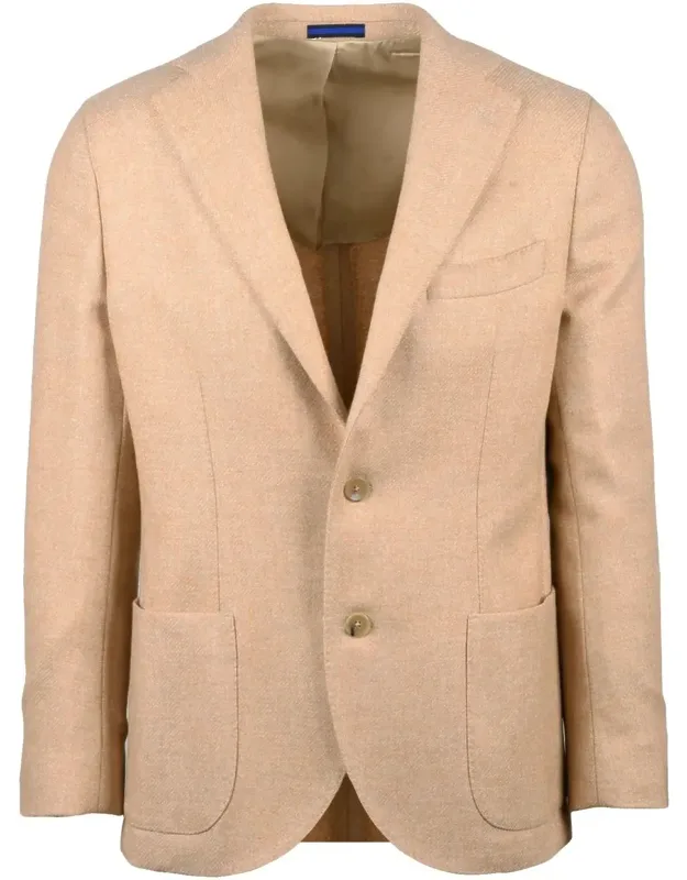 Fitted Jacket In Wool And Cashmere Blend