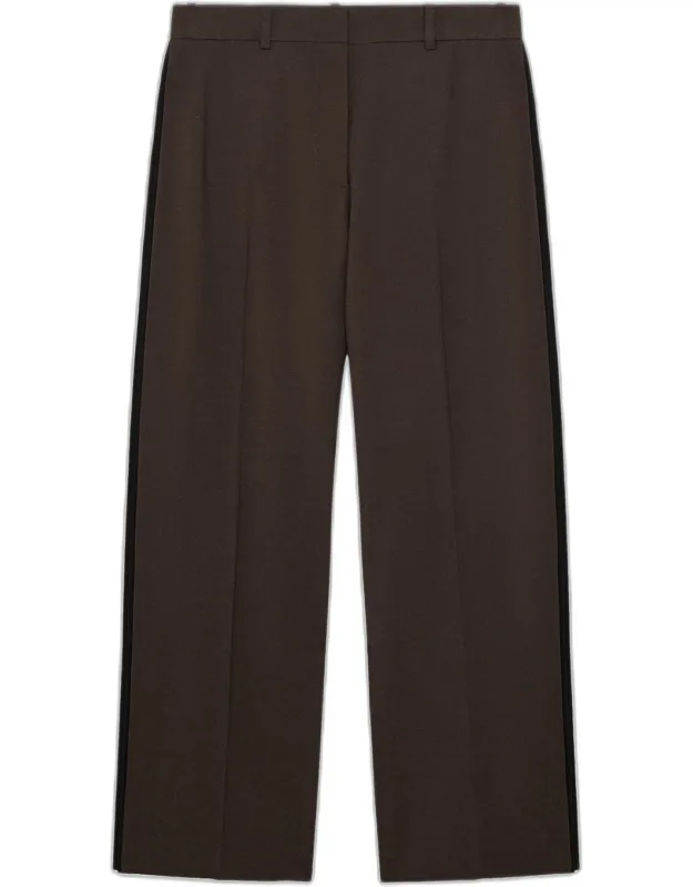 Side-stripe Straight-leg Pants