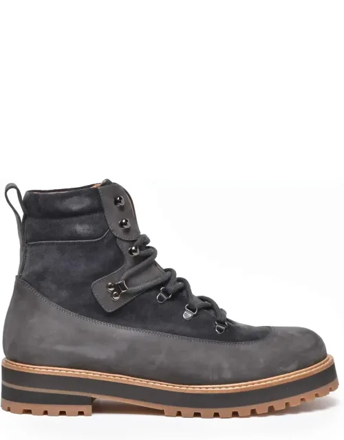 Suede High-top Boots