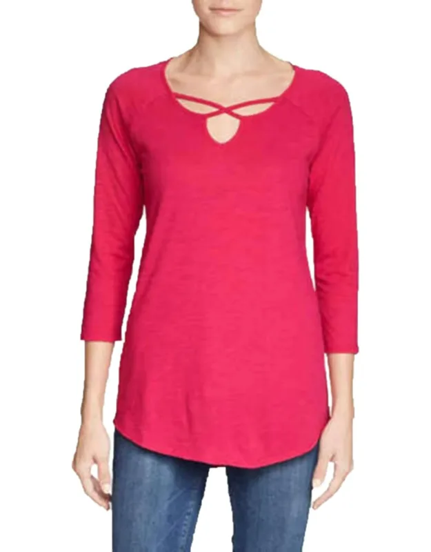 Cross Front Tunic Top