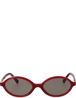 Oval-frame Sunglasses