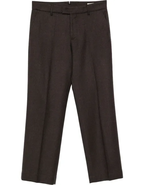 Pressed-crease Belt-loop Trousers