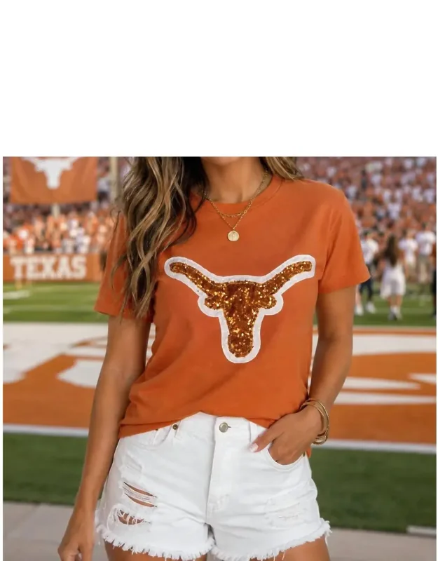 Bling Longhorn Tee