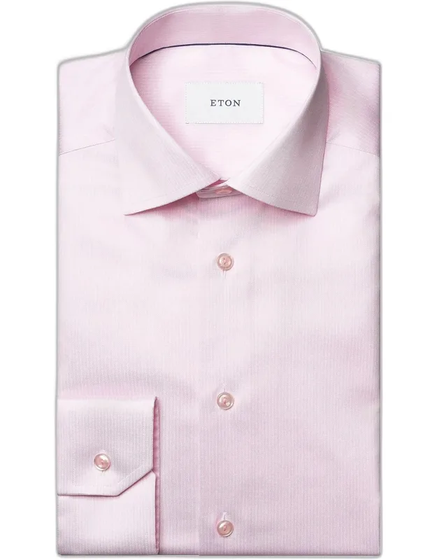Striped Cotton-blend Slim-fit Shirt