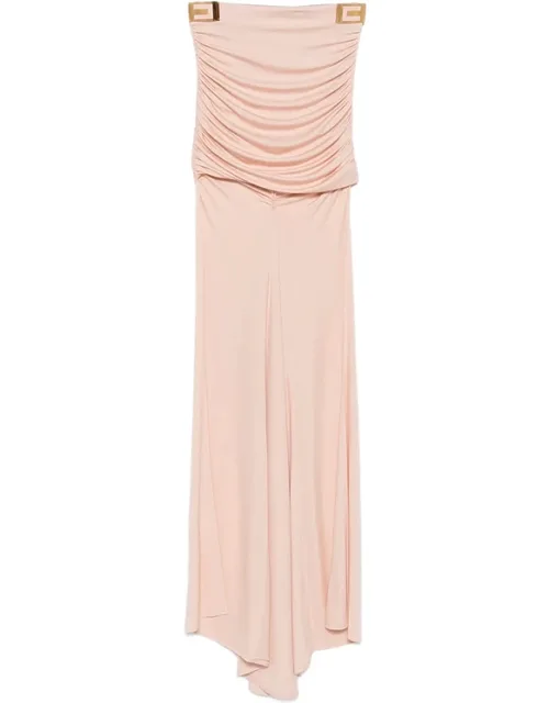 Ruched Asymmetric Skirt