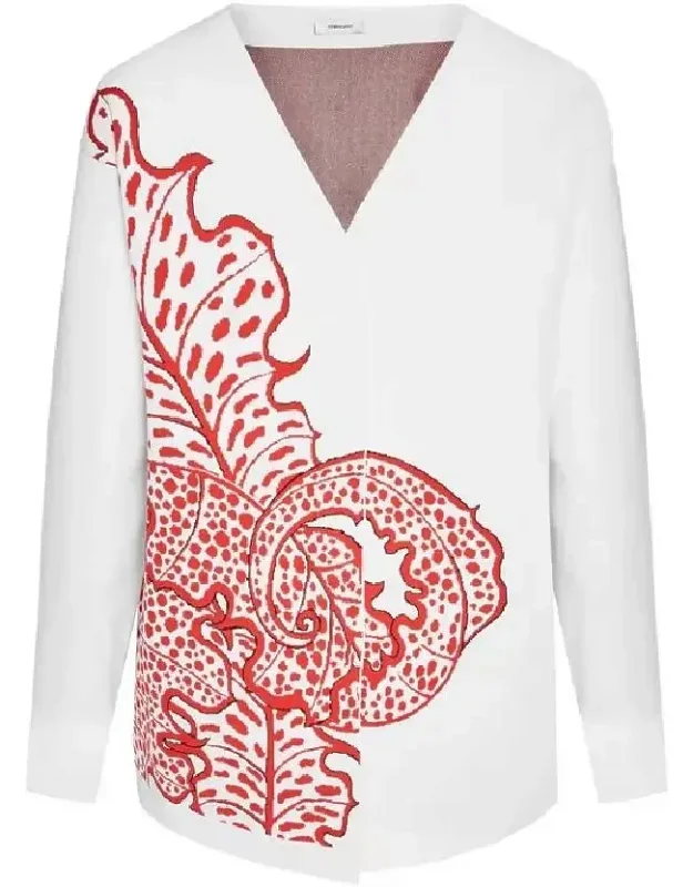 Jungle Print V-neck Cardigan