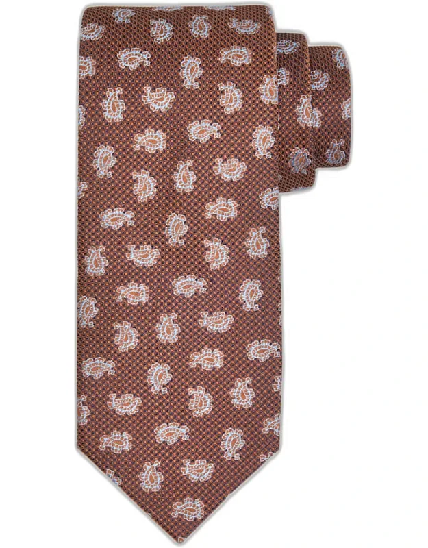 Silk Paisley Jacquard Tie