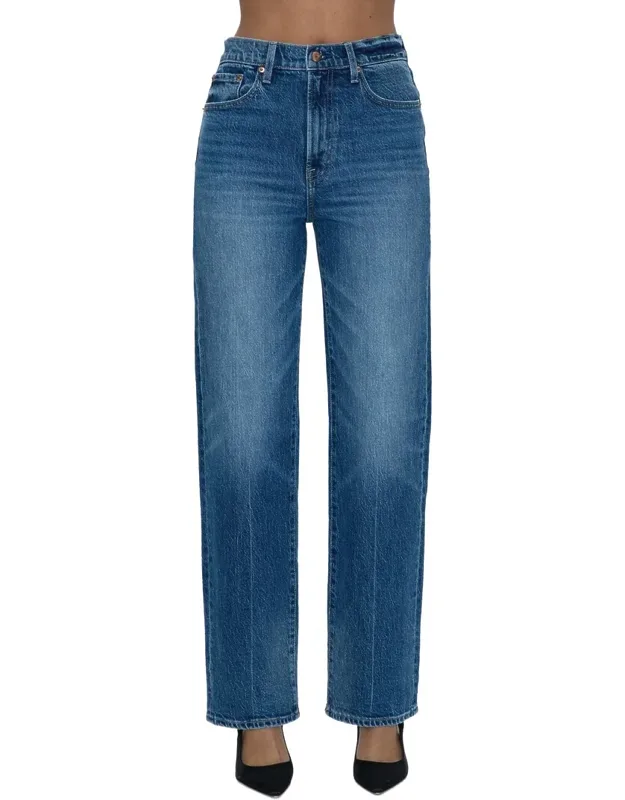 Cassie Palladium Straight Jeans