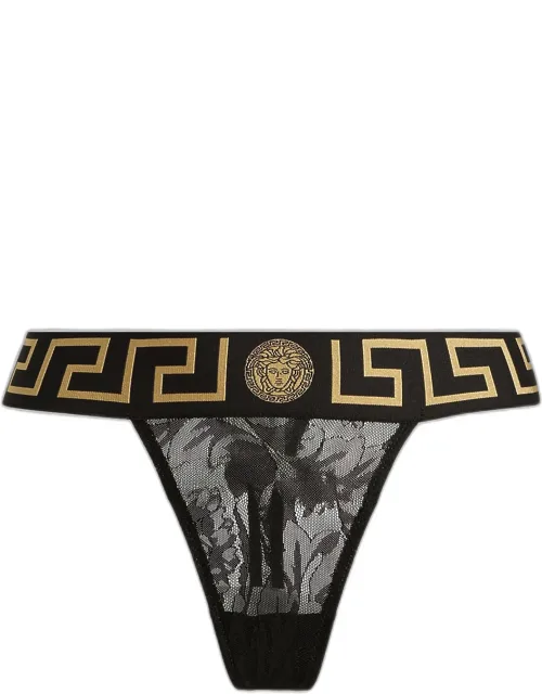 Perizoma Greca Jacquard Thong