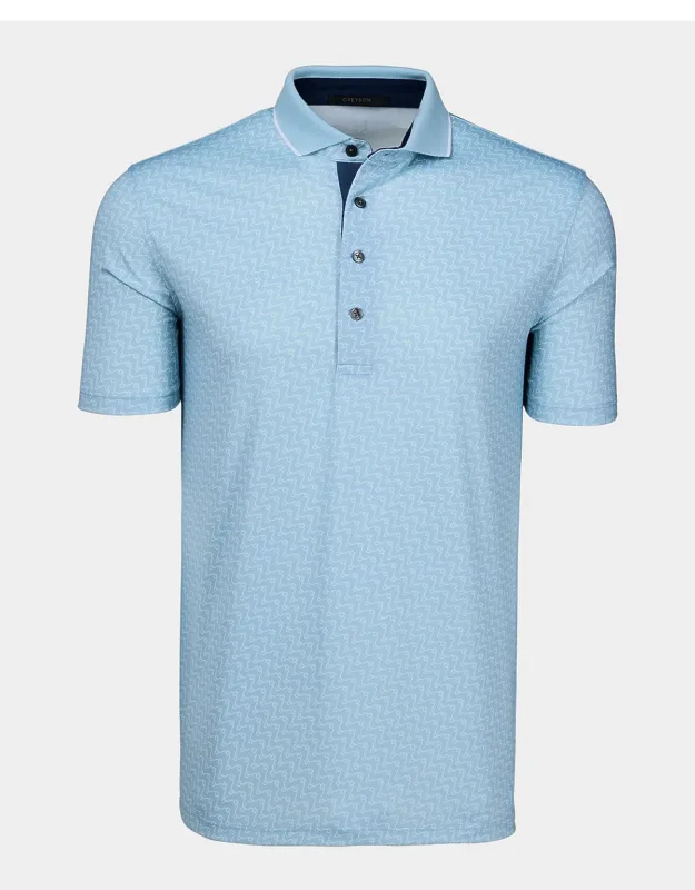 Rogue River Connected G Wave Polo Shirt