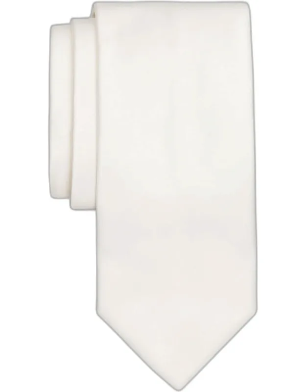 Solid Satin Silk Tie