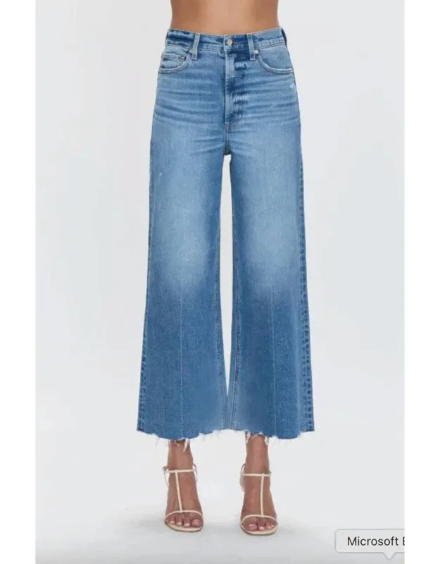 Lana Crop High Rise Ultra Wide Leg Jeans