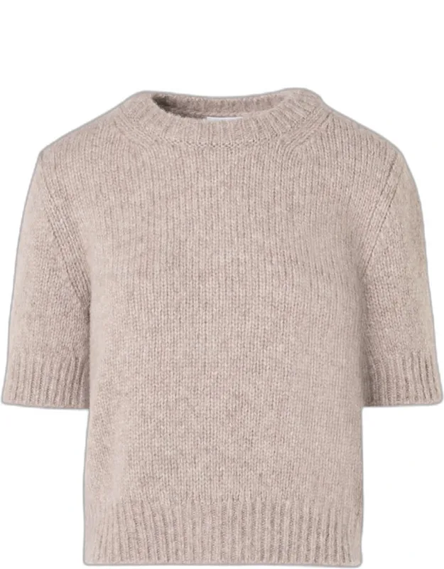 Fluffy Alpaca Crewneck Sweater