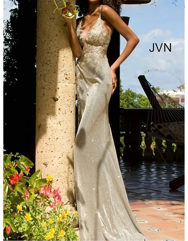 Glitter Prom Dress