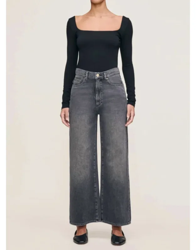 Hepburn Wide Leg Ankle Jeans