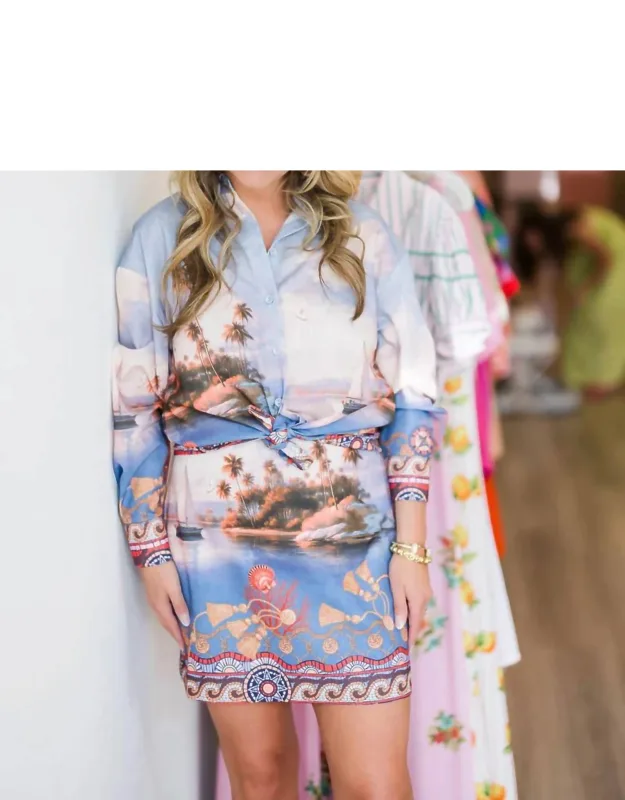 Coastal Mini Skirt
