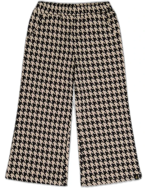 Flare Pants Houndstooth