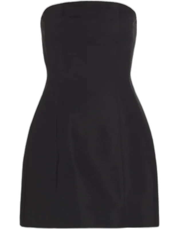 Bow-back A-line Mini Dress