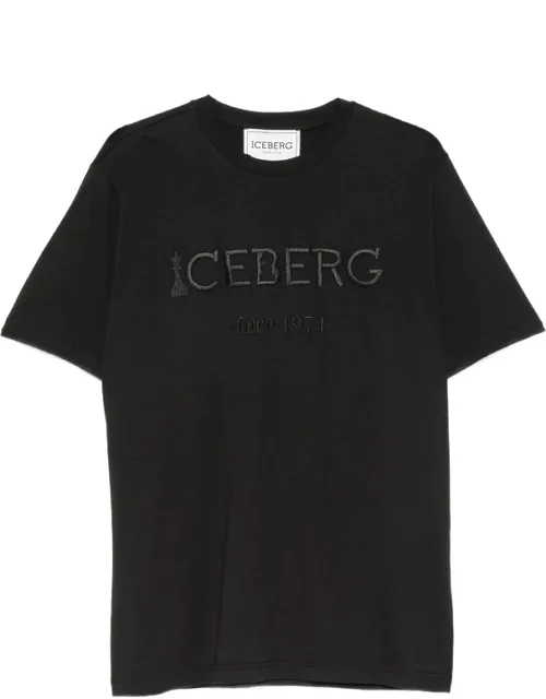 Logo-embroidered T-shirt