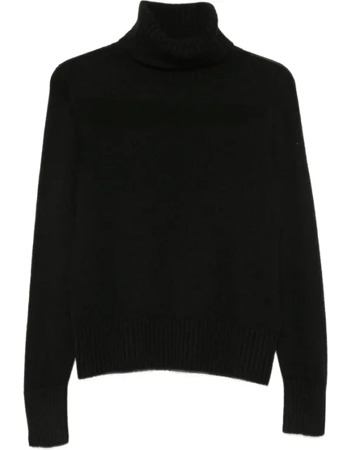 Roll-neck Ribbed-trim Sweater