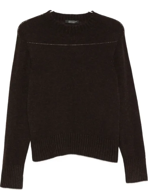 Ribbed-trim Sweater
