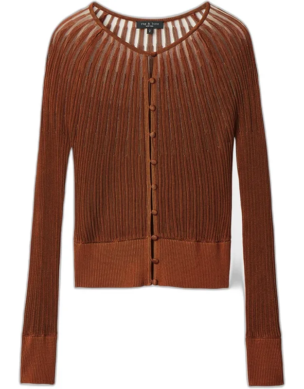 Aubrey Sheer Stripe Cardigan