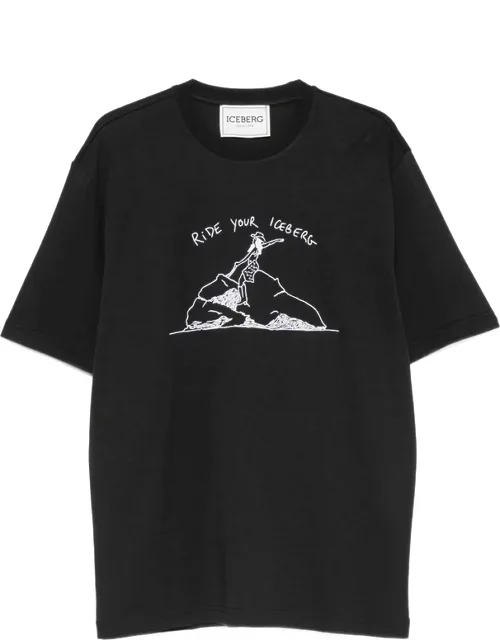 Short-sleeve Embroidered T-shirt
