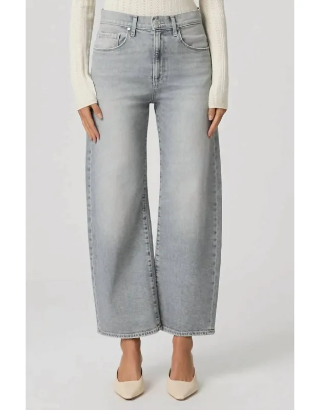 Arellia Ankle High Rise Barrel Jeans
