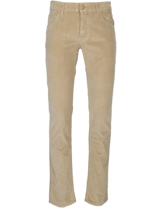 Five-pocket Slim Fit Casual Pants