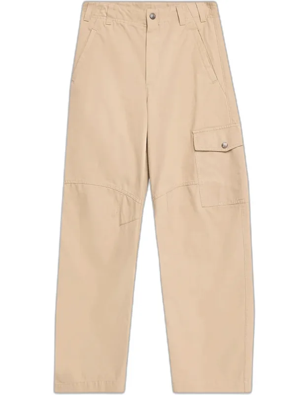 Washed Cotton Cargo Pants
