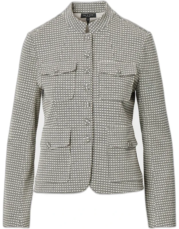 Mercer Ponte Blazer With Tailored Fit And Back Vent